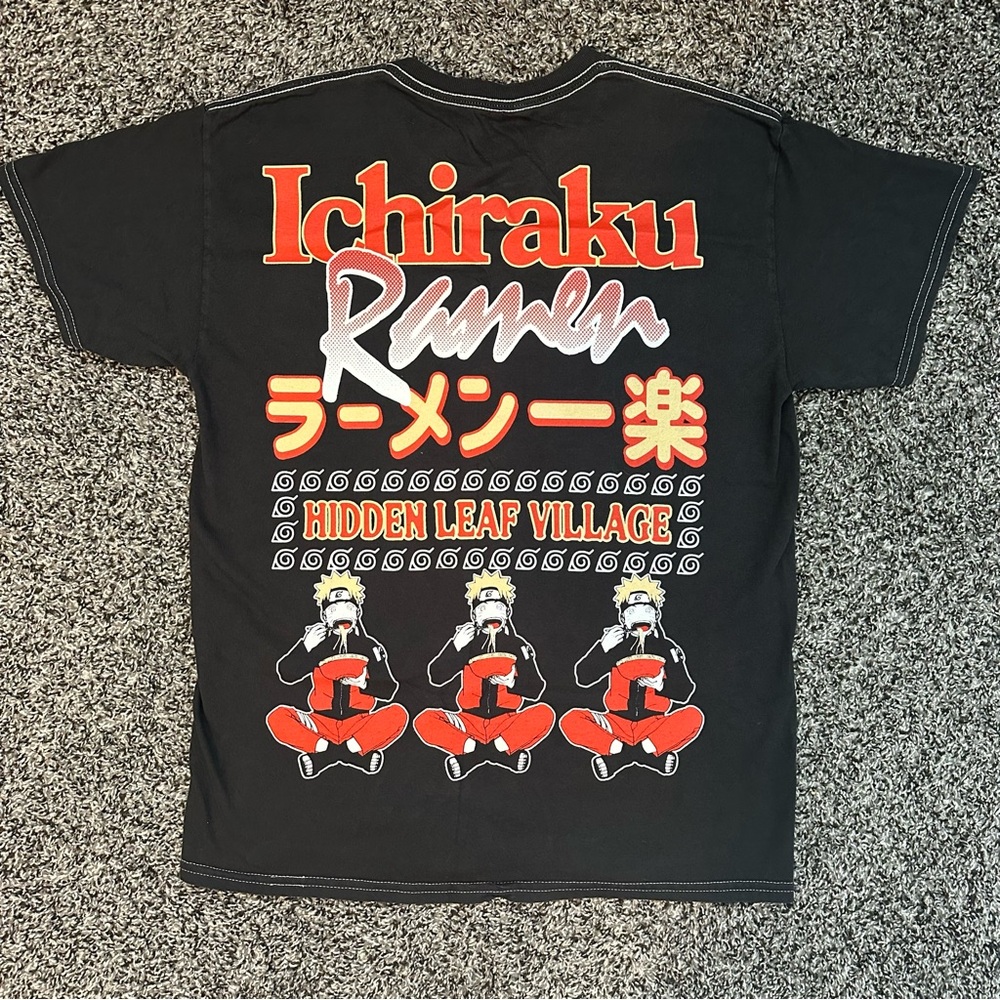 Ichiraku Ramen Black Graphic T-Shirt